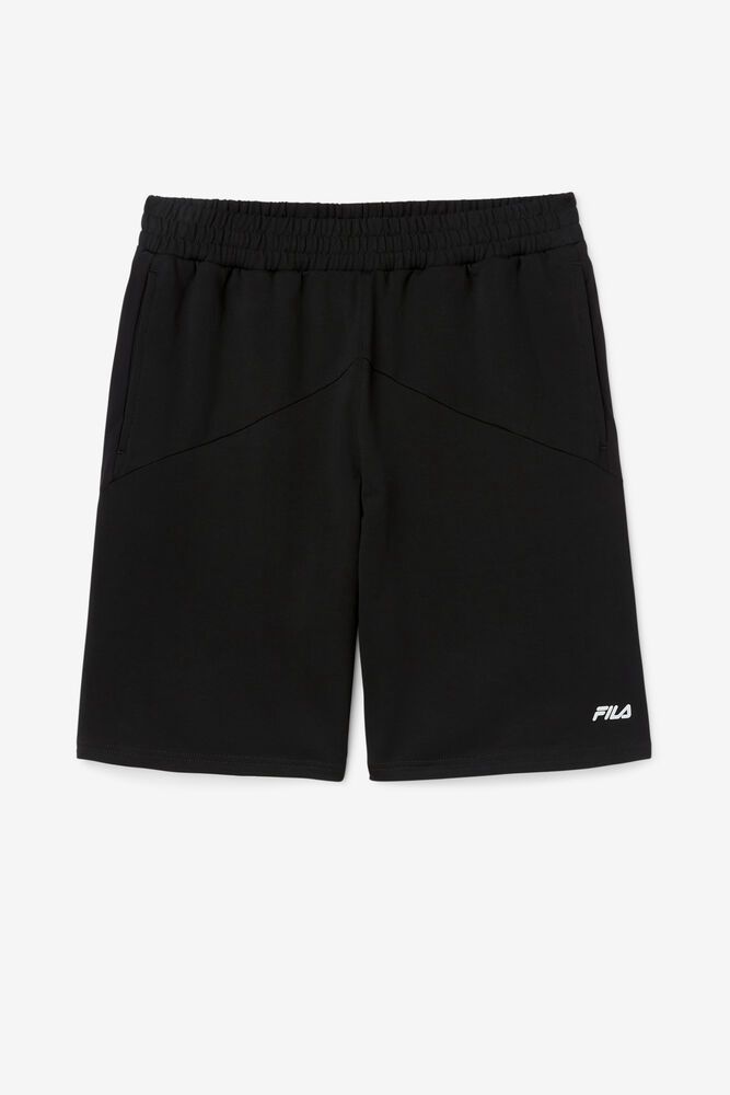 Fila Shorts Mens Black Atif - Ireland 47820-ZBPX